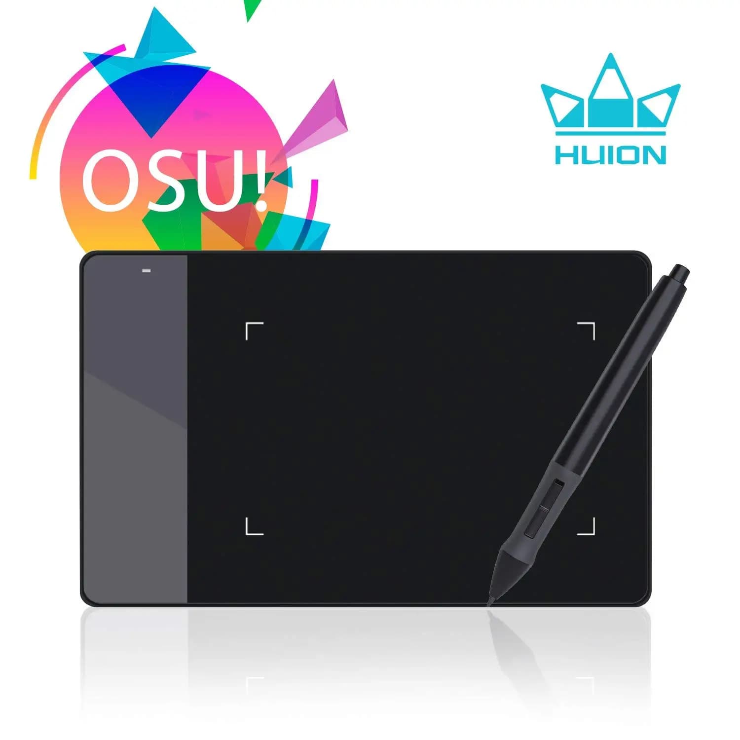 HUION 420 Tavolette grafiche digitali da 4 pollici Tavolette da disegno professionali per firma Tavoletta per scrittura a mano OSU Nero 2048 livelli 176 x 111 mm