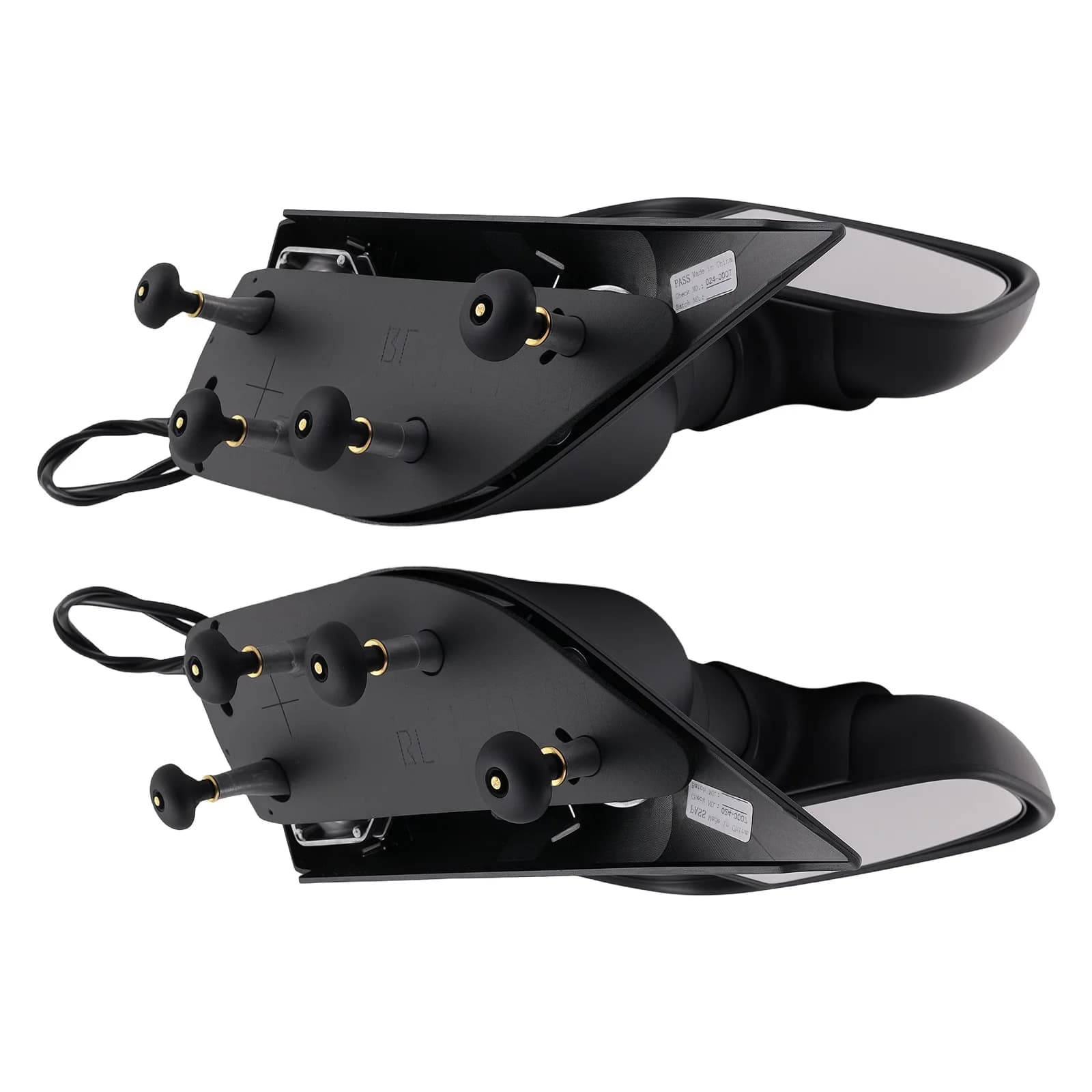 Rear diffuser MC Style Fe180 Black Polished with LED Light for Honda Civic 2022-2025