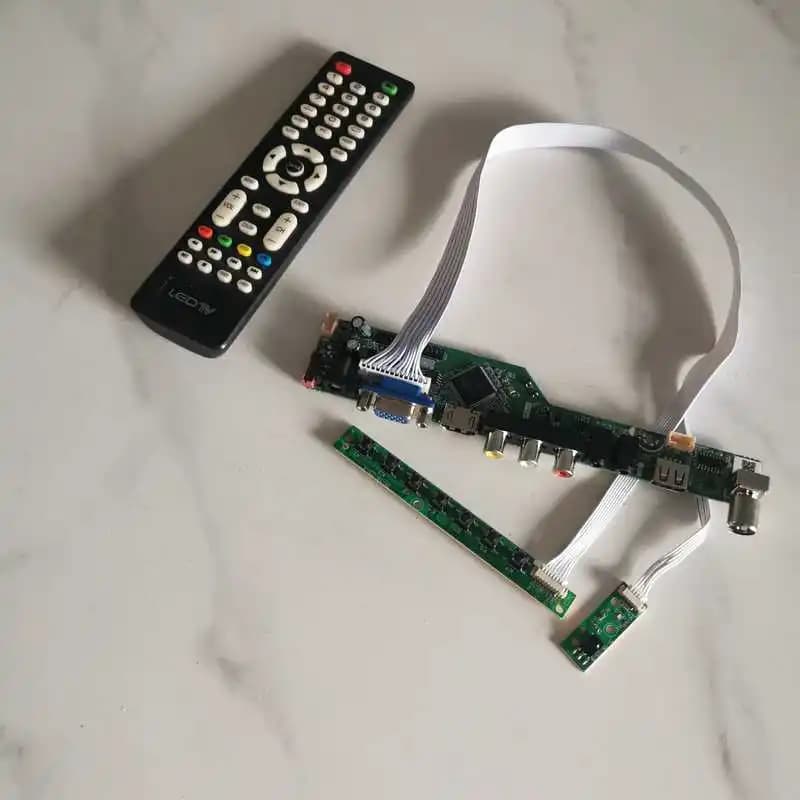 LCD Controller Board Fit MV270FHM M270HCJ M270HGE M270HW02 Screen 27" Analog TV Signal VGA+HDMI+AV+USB Kit LVDS 30-Pin 1920*1080