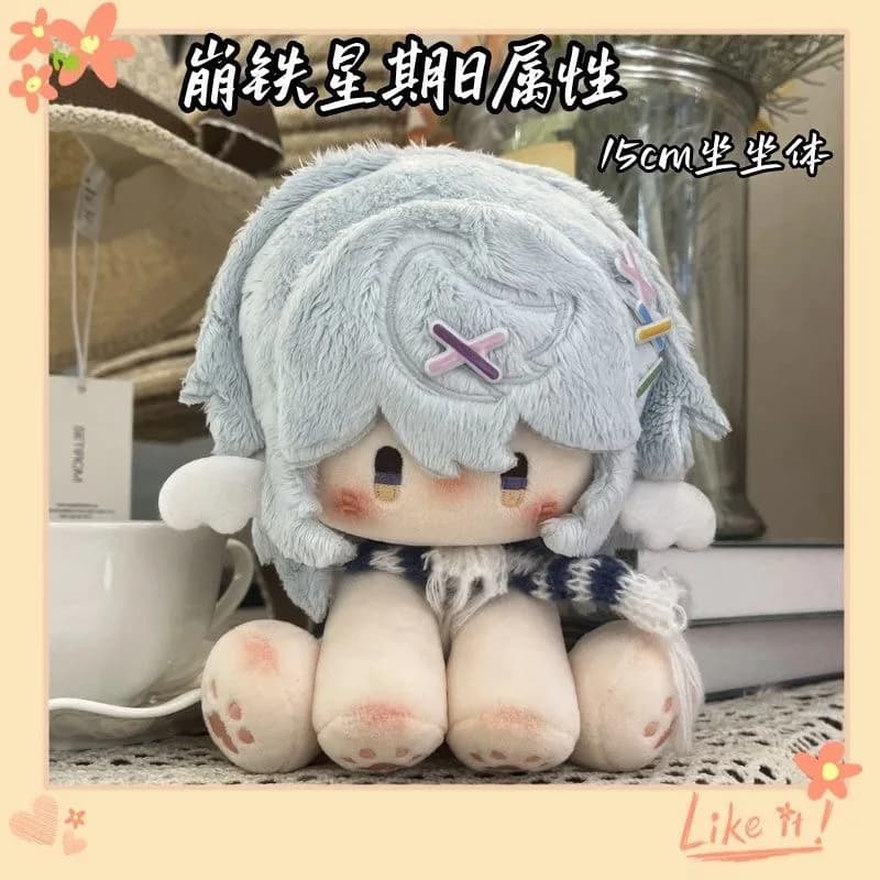 15 cm Anime Honkai: Star Rail Sunday Doll Cosplay Cartoon Corpo morbido Cambia vestiti Cuscino Adorabile gioco Regalo di NataleCartoon Soft Bod