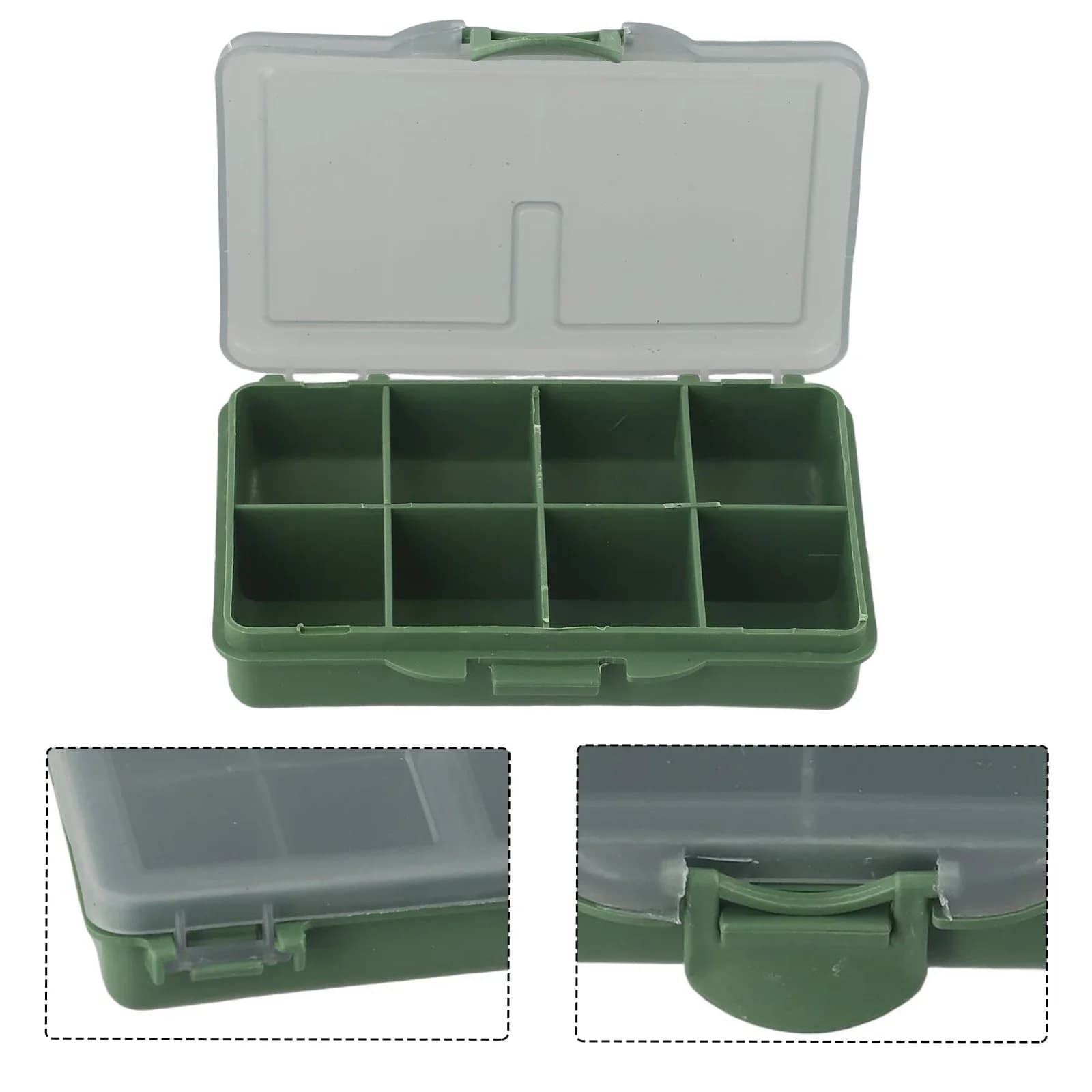 1-8 compartments Storage box Carp Fishing equipment boxes Fishing bait boxes Small accessories box Hook box