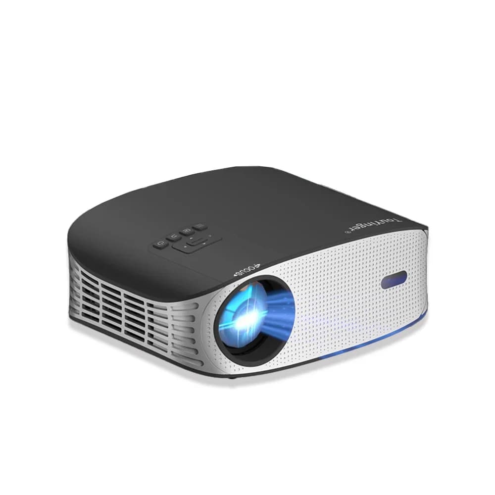 Proiettore LED Portatile ET32 con Fonte Luminosa da 30.000 Ore, Full HD 1080p, Schermo Grande da 200 Pollici, Perfetto per Uso Interno ed Esterno