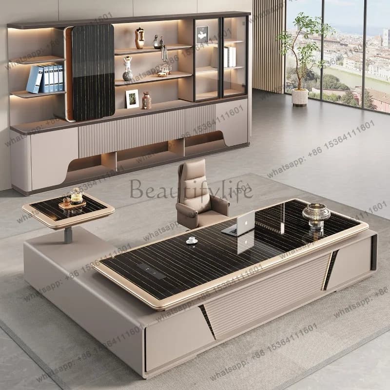 Bedroom Computer Office Desk Cheap Computer Gaming Drawer Conference Office Desk Reception Space Saving Tavolo Salon Furniture