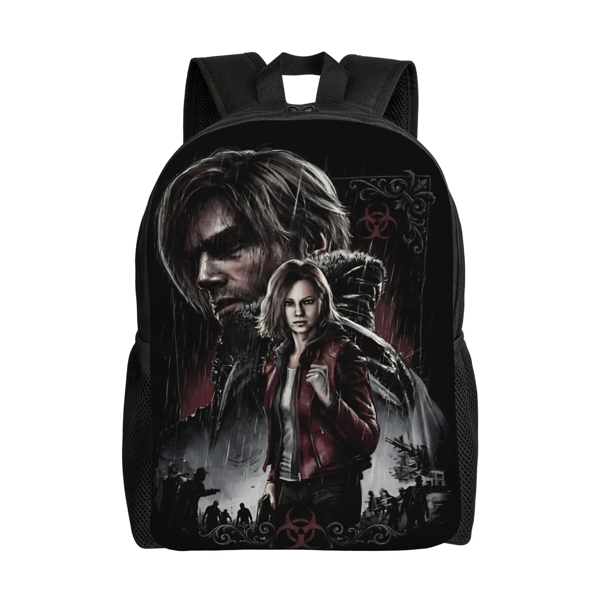 Zaino Leon S. Kennedy Grace Ashcroft Resident Evil Requiem FBI Analyst, Zaini da Allenamento, Zaini Grandi da Uomo, Borse per la Scuola Superiore, Zaino