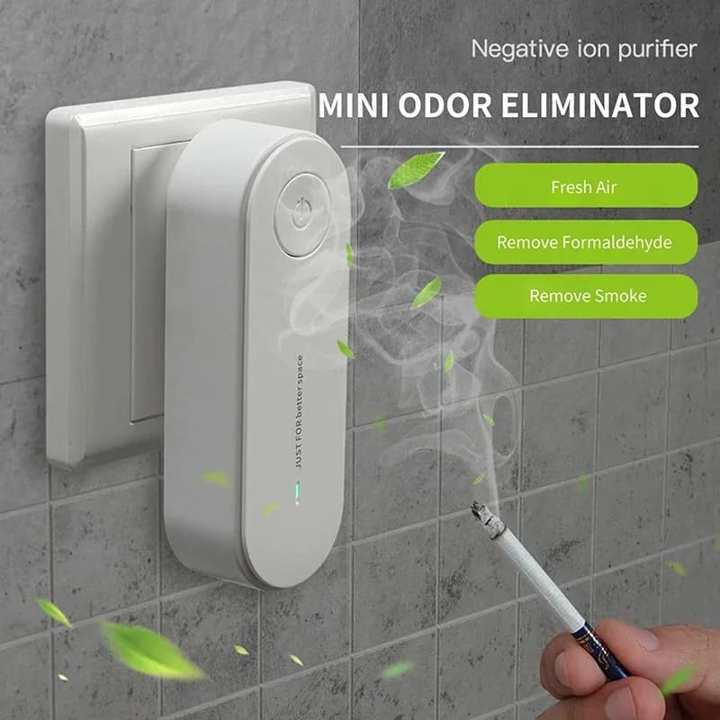 Mini purificatore d'aria anione portatile purificazione dell'aria agli ioni negativi plug-in eliminatore di odori struccante anione deodorante per ambienti