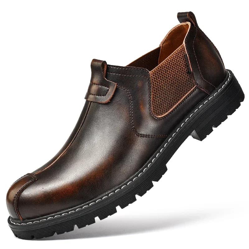 Scarpe in Pelle Italiane da Uomo per Lavoro e Ufficio, Mocassini Formali, Scarpe da Guida e Passeggio, Zapatillas Maschili