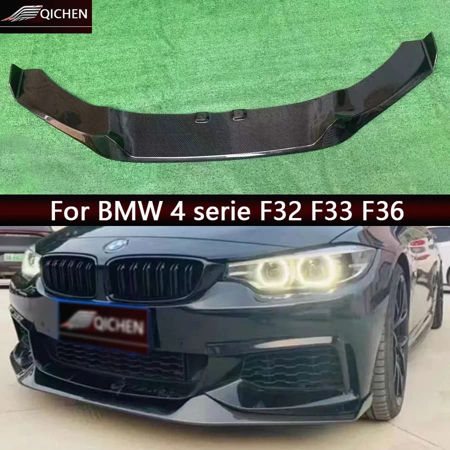 Per BMW Serie 4 F32 F33 F36 425 430, Spoiler Anteriore in Fibra di Carbonio Stile MAD, Diffusore Frontale, Accessori Auto, Kit Carrozzeria
