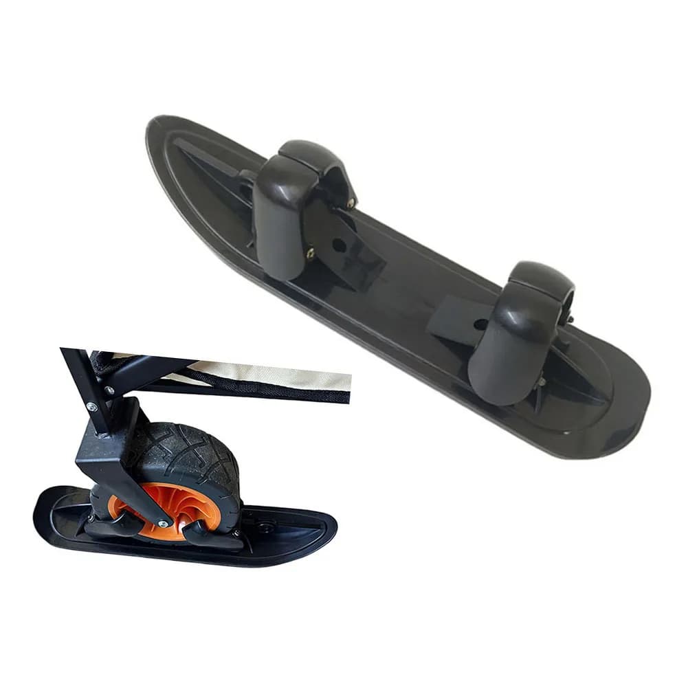 Scooter da neve Slitta da sci Passeggini da scooter da neve Ruota Slitta da sci Aliante Attacco da sci per passeggini sportivi Bici da equilibrio Campeggio