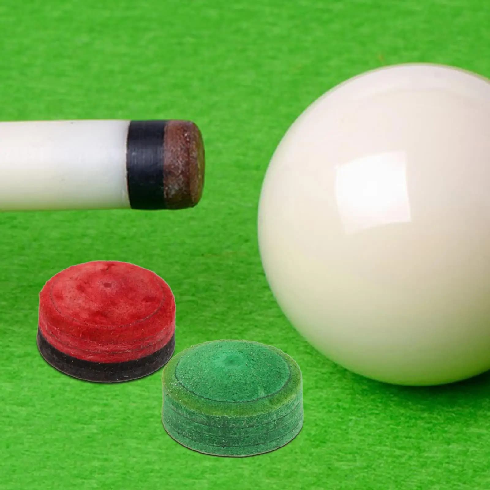 Billiard Cue Tip 14mm PU Hard Material Jump Break Replacement Head for Pool Table Accessories