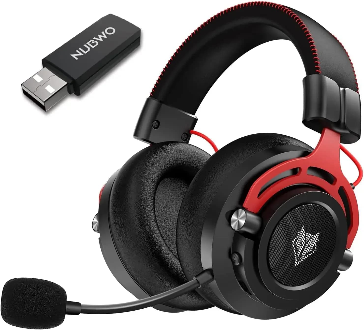 NEW Wireless Gaming Headphones for PS4 PS5 PC, 2.4G USB Wireless Headphones with Noise Cancel microphone Bluetooth Headphones