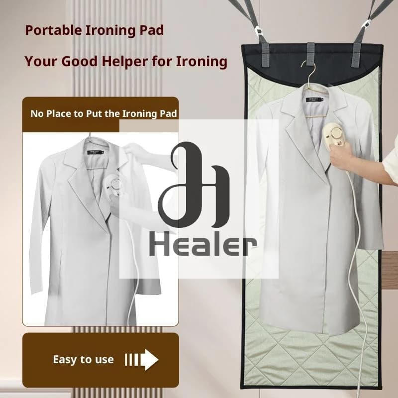 1pc sopra la porta asse da stiro vestiti verticali pad per cottura a vapore resistente al calore cuscino per la cura dei vestiti per vaporiera portatile
