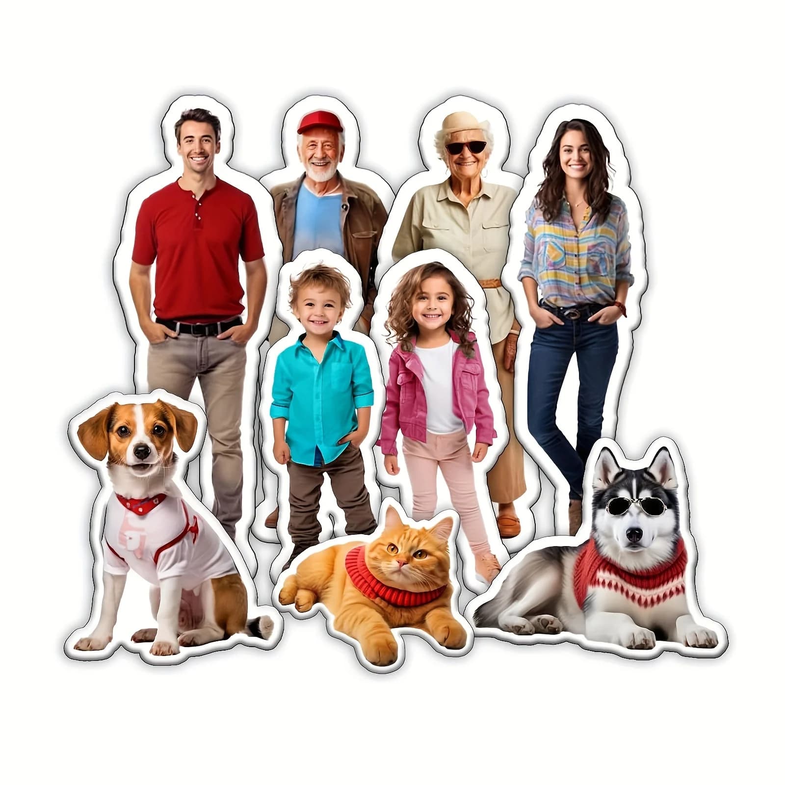 Cuscino per gatti stampato su due lati personalizzato con immagini, mini peluche per gatti, accessori creativi per animali domestici, souvenir per animali domestici
