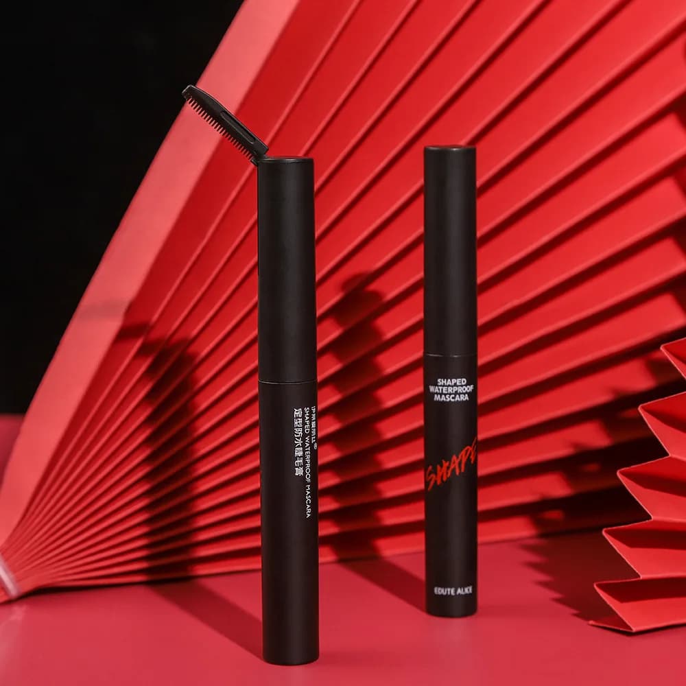 Shaping Waterproof Lash Primer Mascara, Long Lasting Slender Curly Eyelash Base with Ultra Fine Comb Wand