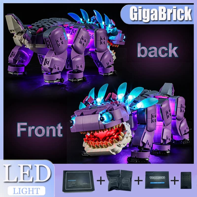 Kit luce LED fai-da-te per LEGO 77077 Klombo (solo luce LED, senza modello di blocchi)