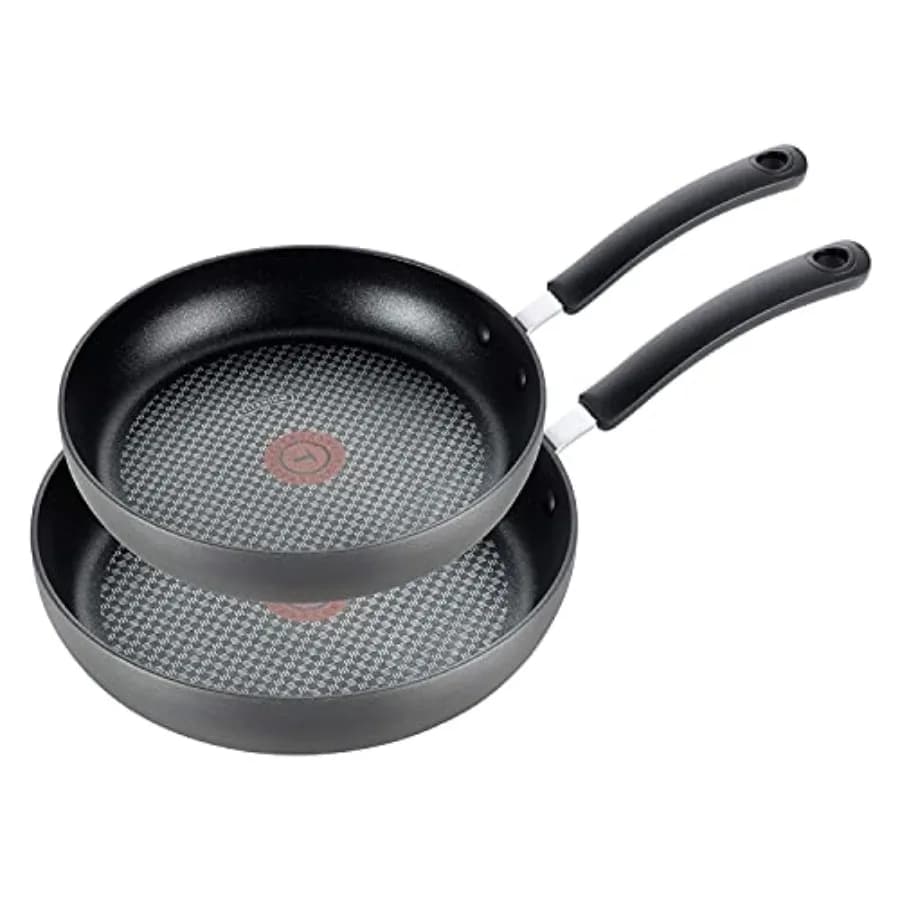 Set di Padelle Antiaderenti in Alluminio Anodizzato Duro, 2 Pezzi da 8 e 10 Pollici, Adatte al Forno e al Grill, Resistenti fino a 400°F, Set di Pentole e Padelle da Cucina Antiaderenti