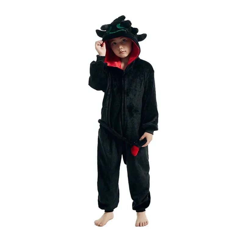 ★ Costume di Halloween per Cosplay, Pigiama Intero Senza Denti, Abbigliamento Natalizio per Tutto il Corpo A ♥ Tutte le parti del paese