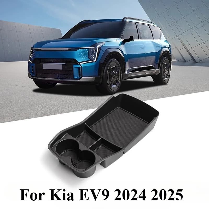 Per Kia EV9 2024 2025 Scatola portaoggetti inferiore per controllo centrale Vassoio organizer per console centrale per auto