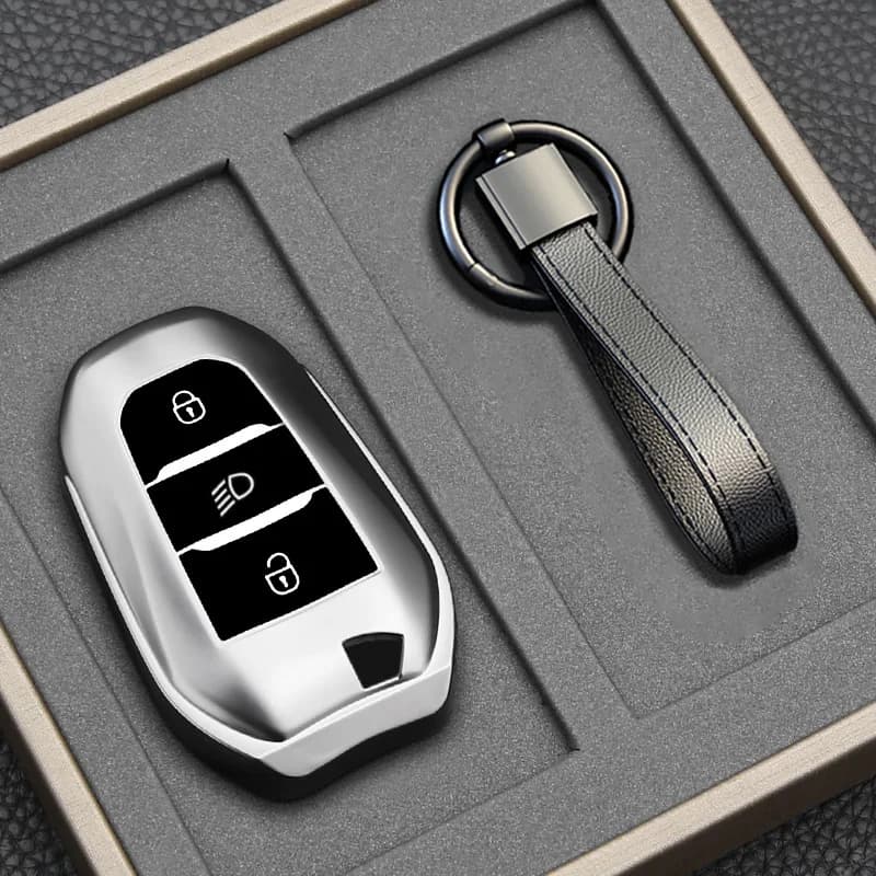 Nuovo TPU Chiave Dell'automobile Della Copertura Borsette Portachiavi per Peugeot 208 3008 5008 2008 DS5 DS6 DS3 per Citroen C5 X7 Gomma A Distanza Della Cassa Della Protezione