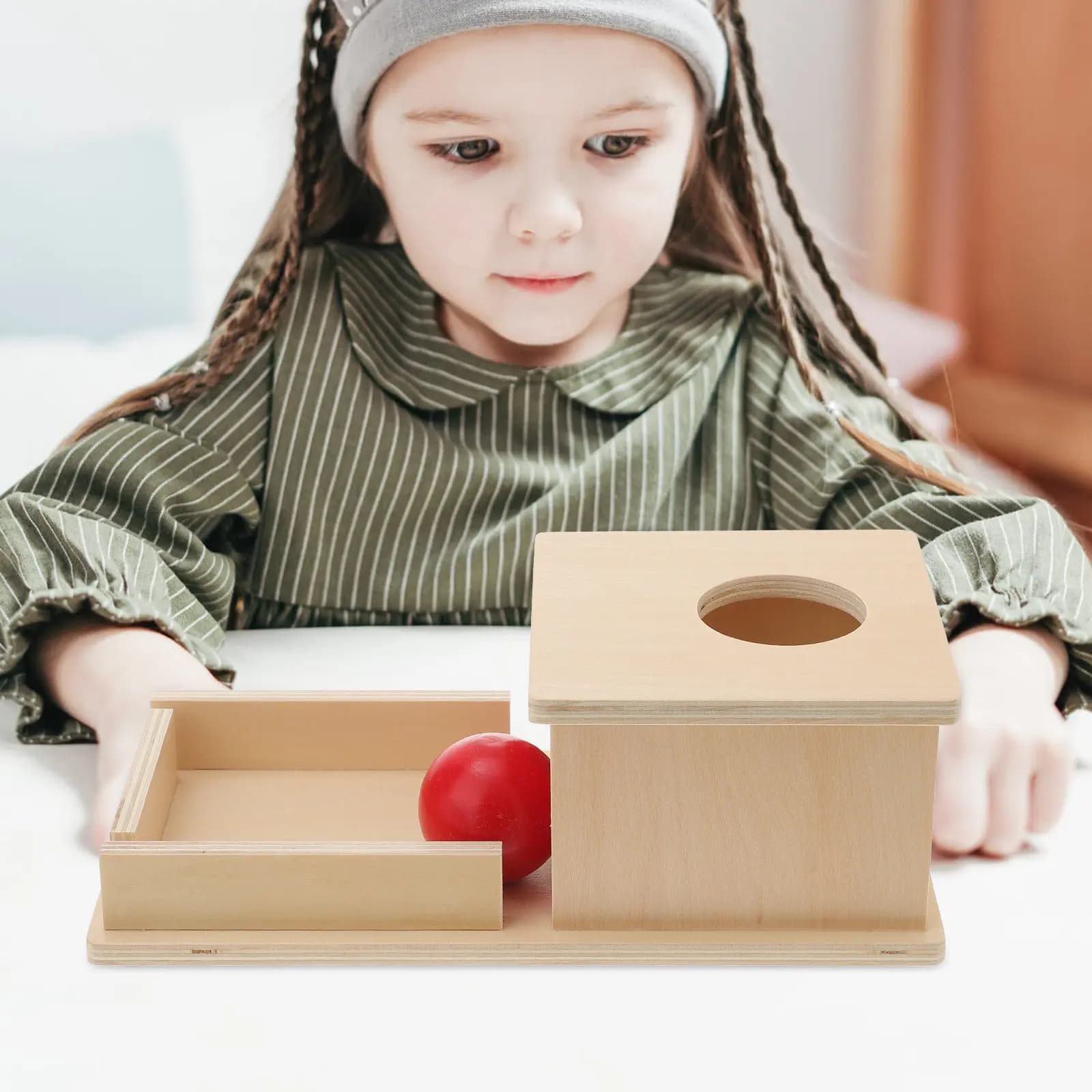 Wooden Montessori Inspired Educational Interactive Ball Game Parent Child Wooden Game Enhances Social Communication