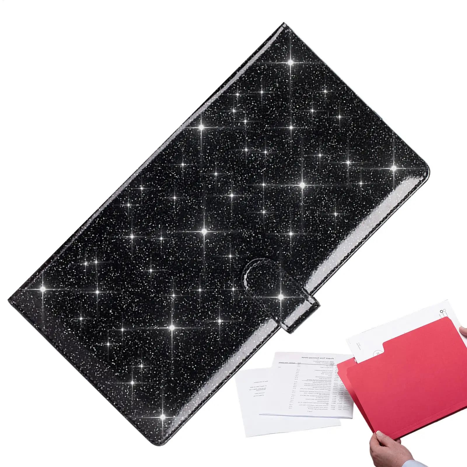 Car Insurance Holder PU Glove Box Document Automotive Organizer Magnetic Car Insurance And Registration Card Holder For Vehicle
