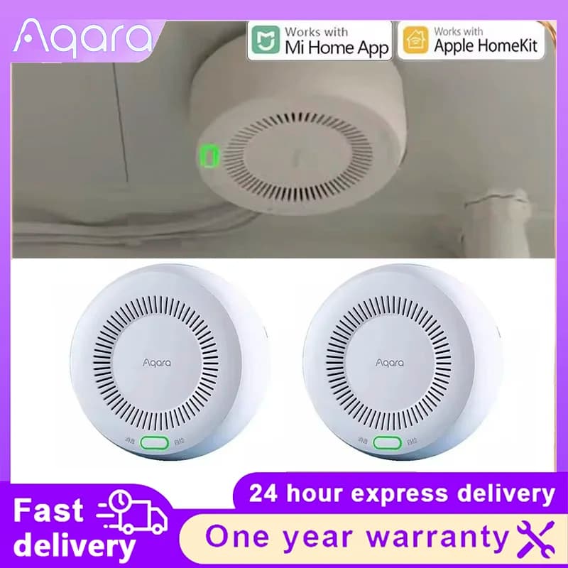 Nuovo Aqara Rilevatore di gas naturale intelligente ZigBee Allarme perdite di gas Collegamento intelligente Sicurezza domestica intelligente per Xiaomi Home Homekit
