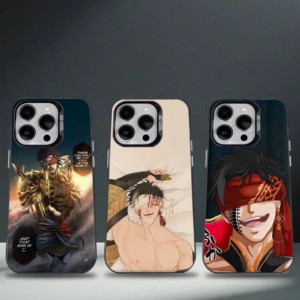 Custodia per telefono anime R-Record of Ragnarok per iPhone 17,16,15,14,13,12,11,Pro,XS,Max,Plus,Mini,SE4,E IMD Nero opaco