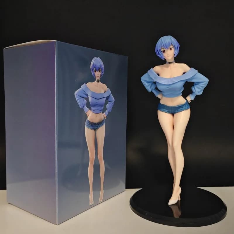 Modellino Neon di Personaggi Anime di Neon Genesis Evangelion, Ornamento da Scrivania e Decorazione per Ufficio