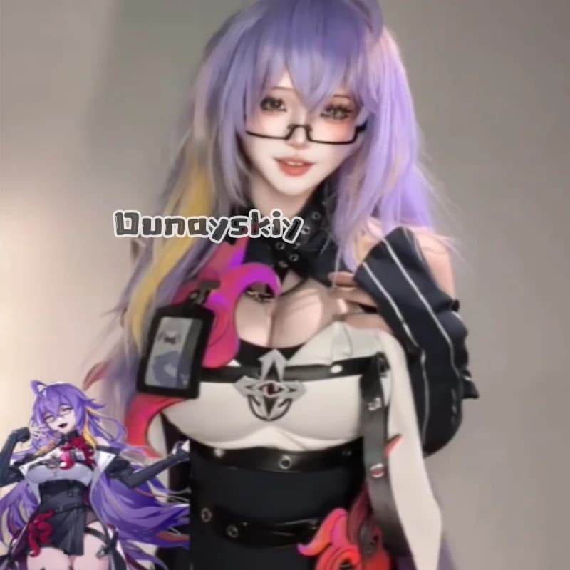 KS*12Neverness To Everness Fadia Cosplay Costume Two Dimensional Anime Game Character Outfit For Women Halloween Party Costume