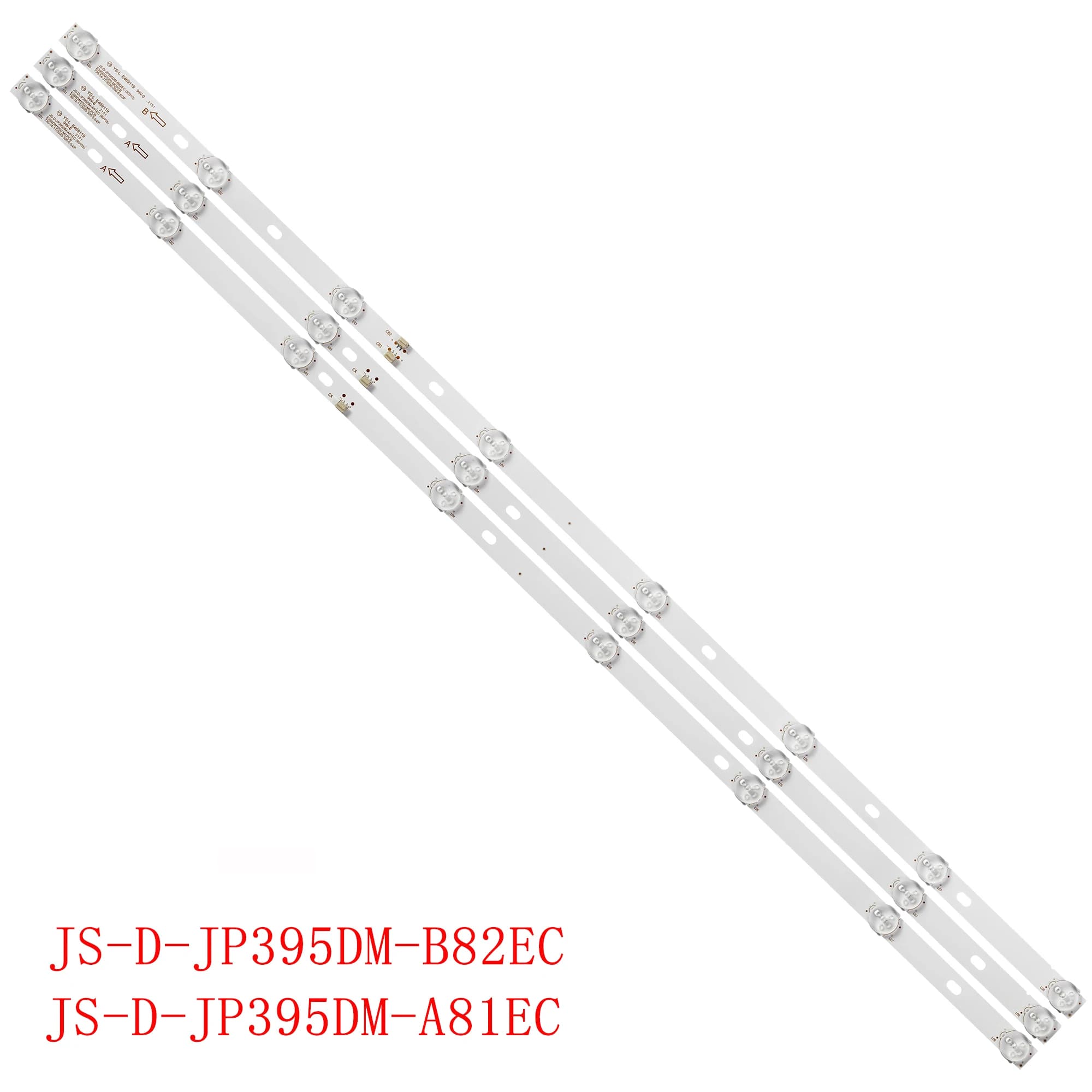 LED Strip for K40DLJ12F TD K40DLJ12FS 40BF400 JS-D-JP395DM-A81EC B82EC BBK 40LEX-5043/FTP 40LEM-1043 40LEM-1058/FT2C UA40DM2500S