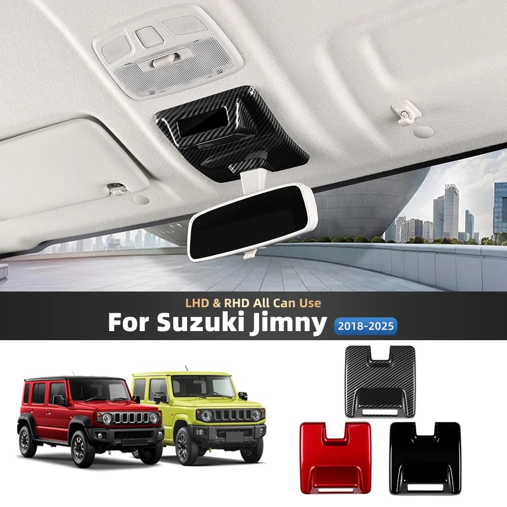 Per Suzuki Jimny 2018-2025: Cornice Pannello Indicatore Luce Cintura di Sicurezza Sinistra Destra Universale Compatibile con 3 e 5 Porte