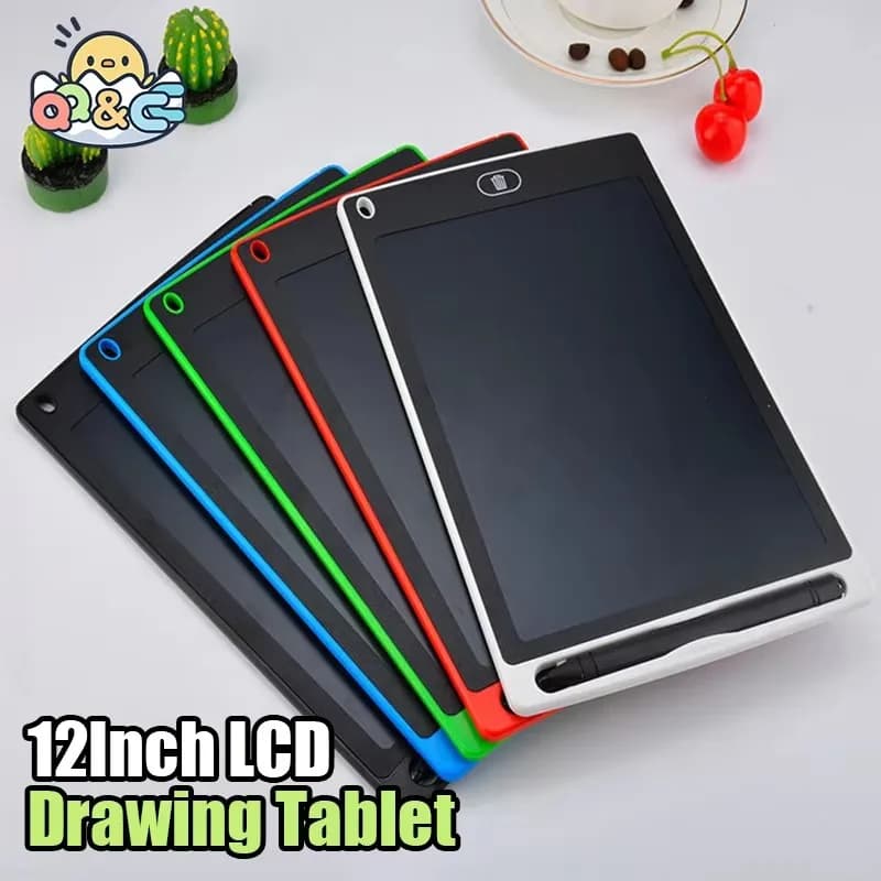 Tavoletta Grafica LCD da 12 Pollici 8.5, Lavagna Elettronica Portatile a Colori, 16 Livelli di Pressione, Pad per Scrittura e Apprendimento, Strumento Artistico, Regalo