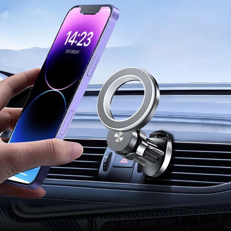 Magnetic Car Phone Holder for MagSafe Car Mount Air Vent Phone Holder Car Hands Free Cell 360° Adjustable Phones Holder