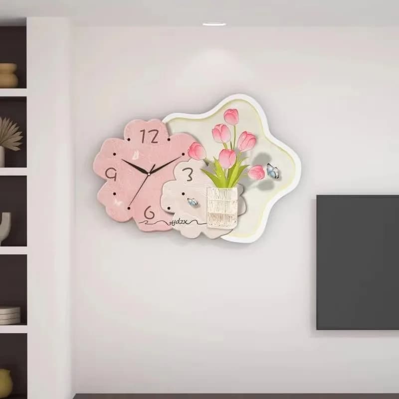 Orologio da Parete Nordic Gaming, Orologio da Parete Grande e Lussuoso per Garage, Orologio Silenzioso per Yoga, Meccanismo Reloj Pared, Arredamento Casa