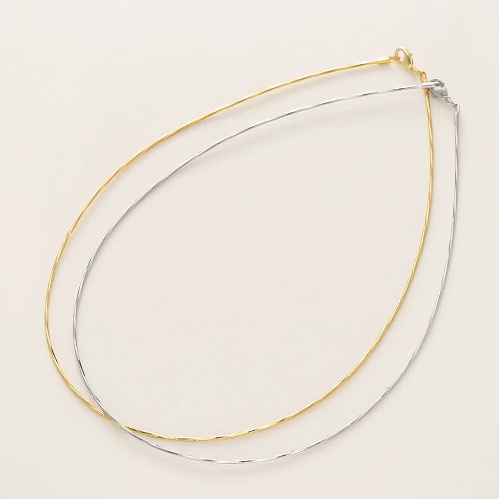 1 Pz/lotto 18K Color Oro Placcato Rame Oro Argento Collana Bracciali per Braccialetti FAI DA TE Collana Creazione di Gioielli Accessori