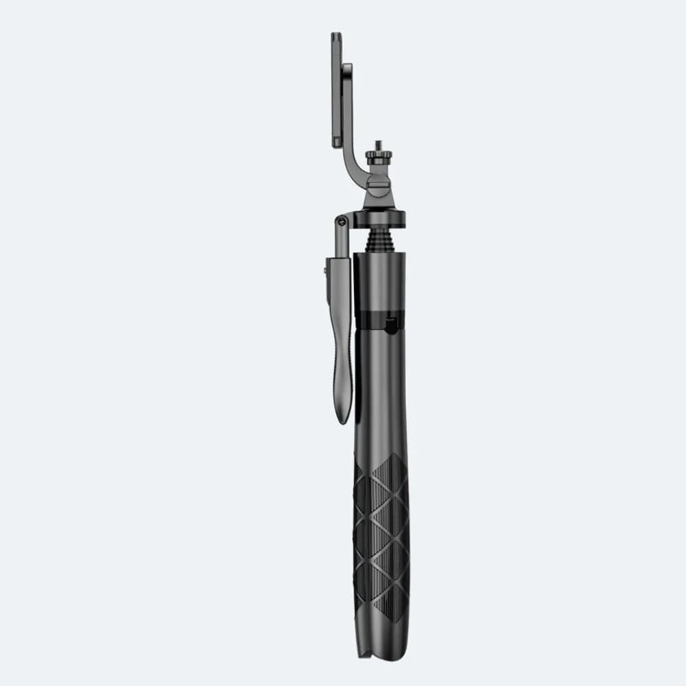 Bastone per selfie telescopico da 1,53 m, portatile, regolabile, Bluetooth, asta per selfie, asta di prolunga, treppiede per selfie allungabile