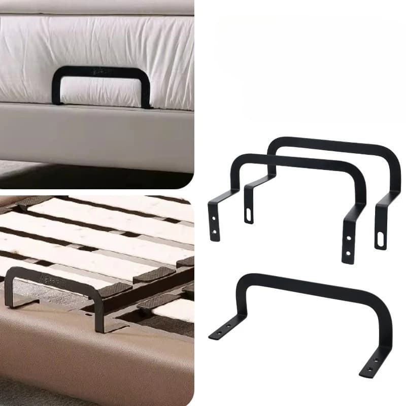 4 barre ferma-materasso regolabili per letto, stabilizzatori per materasso in legno con viti, per mantenere il materasso in posizione e impediscono il scorrimento