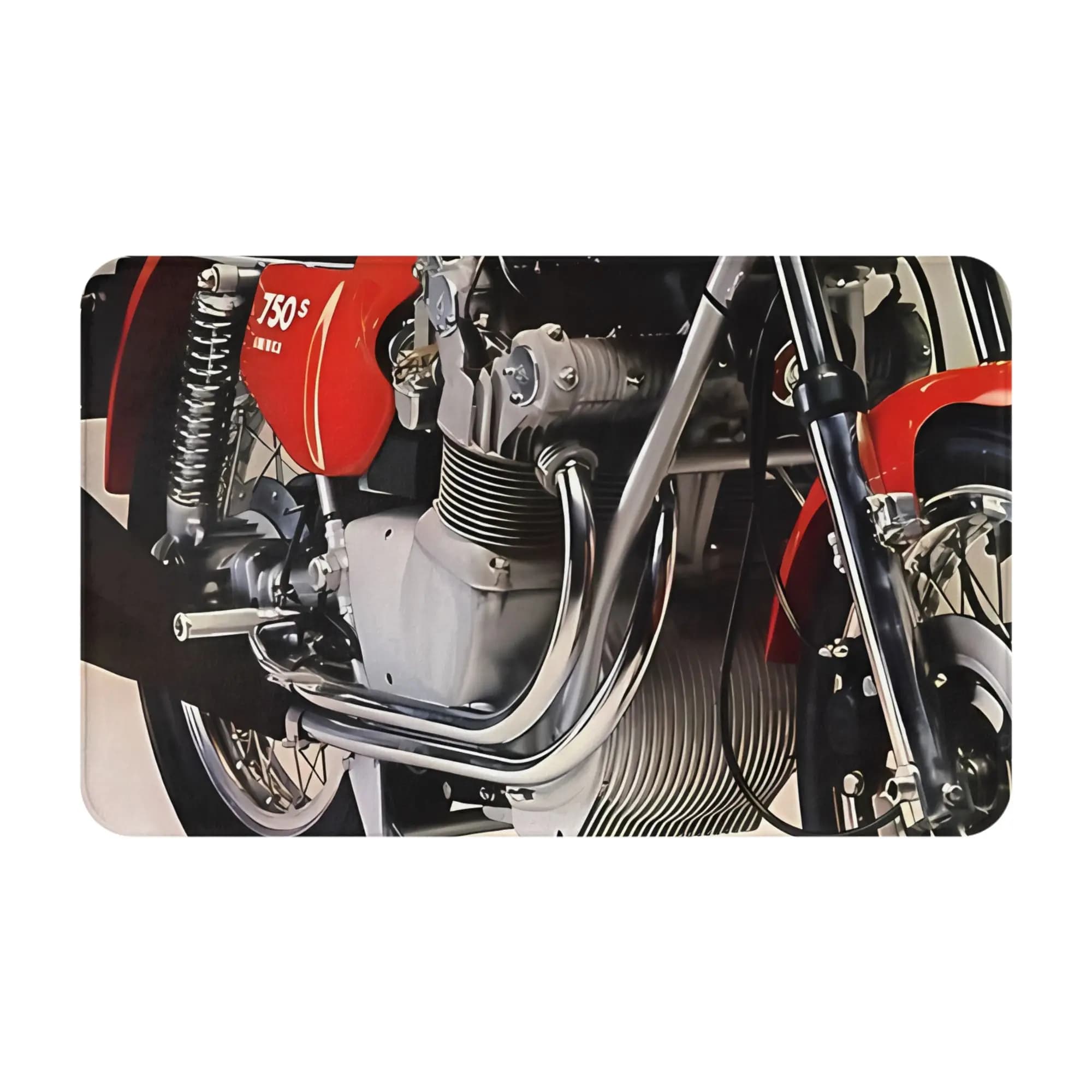 MV Agusta 750S America Christmas Decorations Bath Mat Mv Agusta Doormat Living Room Carpet Entrance Door Rug Home Decor