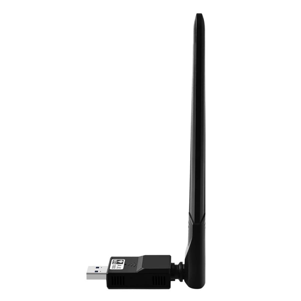 Adattatore USB WiFi6 Ricevitore scheda di rete 1800Mbps Dual Band 5GHz 2.4GHz 6dBi Antenna Plug and Play per laptop desktop