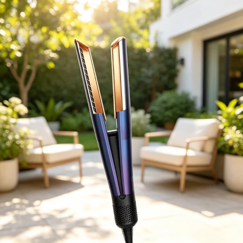 Negative Ion 2‑in‑1 Hair Straightener & Dryer Professional Wet and Dry Styling Iron Long Lasting Hair Styling Tool