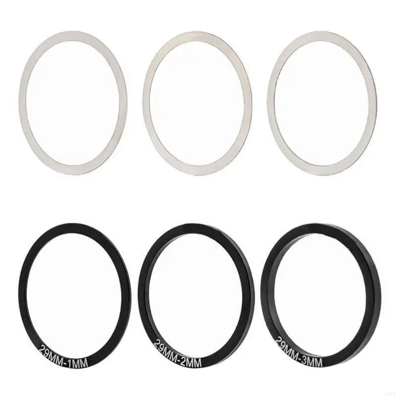6pack Hollows Bicycles Crankset Washers Bike Cranks Cover Chain Wheel Spacers