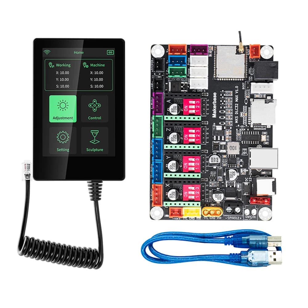 Makerbase CNC Router Board Laser Engraving Machine 4 Axis Grbl Controller CNC Laser Engraver Motherboard