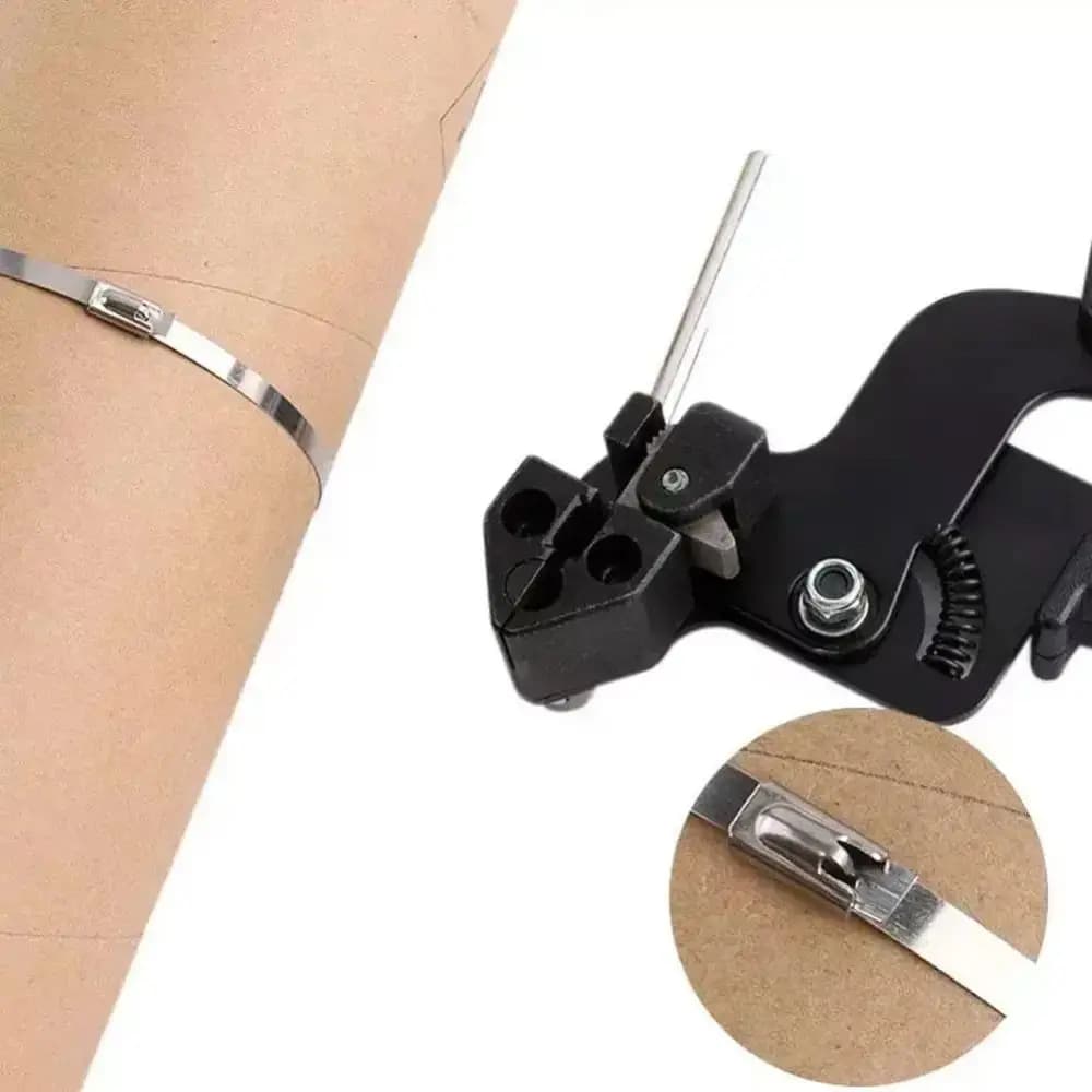 Pinze per fascette per cavi in acciaio inossidabile Pinze per fascette per cavi autobloccanti regolabili Pinze per piegare Tenditore per zip