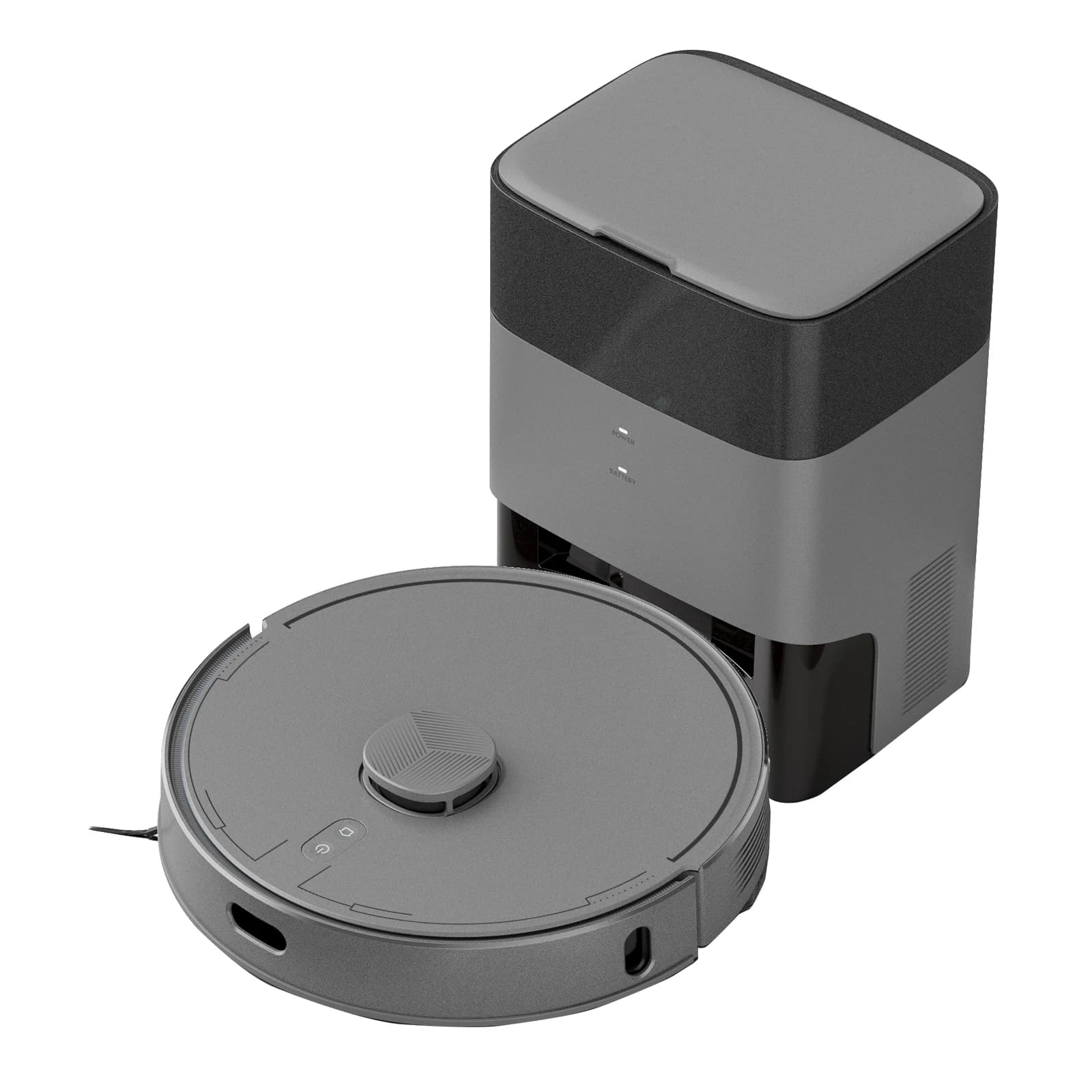 AIRROBO 5500Pa Rilevamento tappeti ad ultrasuoni Auto-svuotamento Cordless Pulitore per tappeti per pavimenti Lavare Robot Aspirapolvere Aspiradora