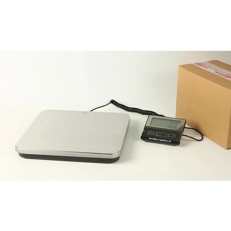 Digital Postal Scale Desktop Post Office Shipping Scale Stainless Steel Surface 100Kg Luggage Weighing Scale
