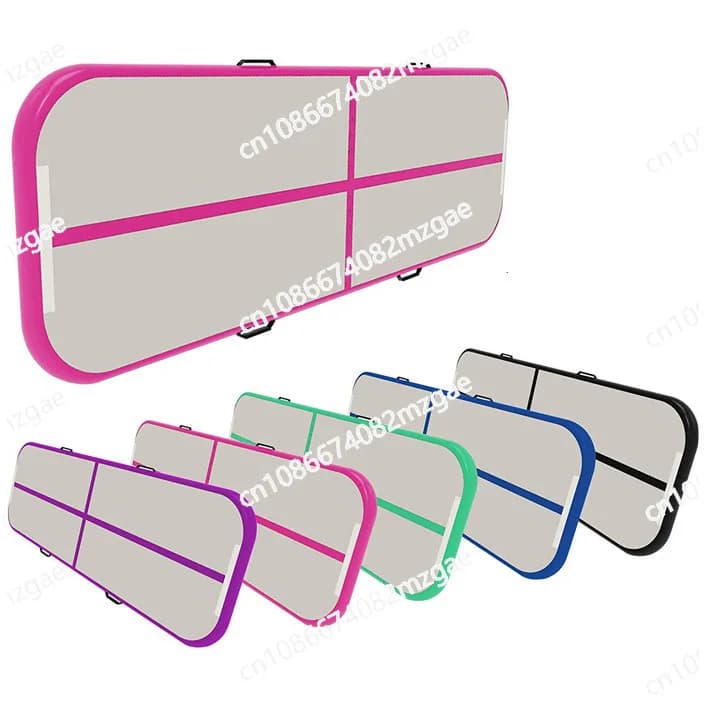 Inflatable gymnastics mat, exercise with fitness yoga mat, air cushion for taekwondo sidewalk
