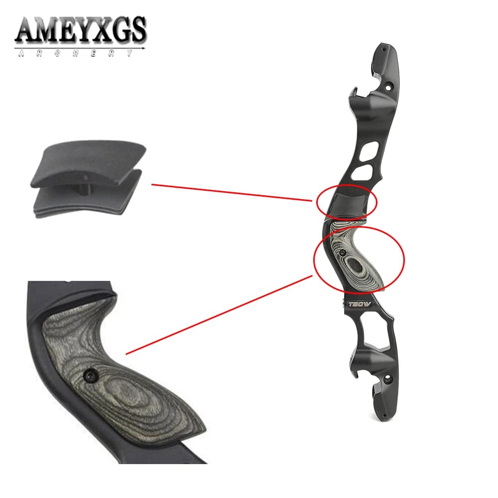 1pc Arco Impugnatura in legno Modulo di riposo della freccia in plastica per Junxing H1 Arco ricurvo Tiro con l'arco Tiro Caccia Bersaglio Parti di ricambio