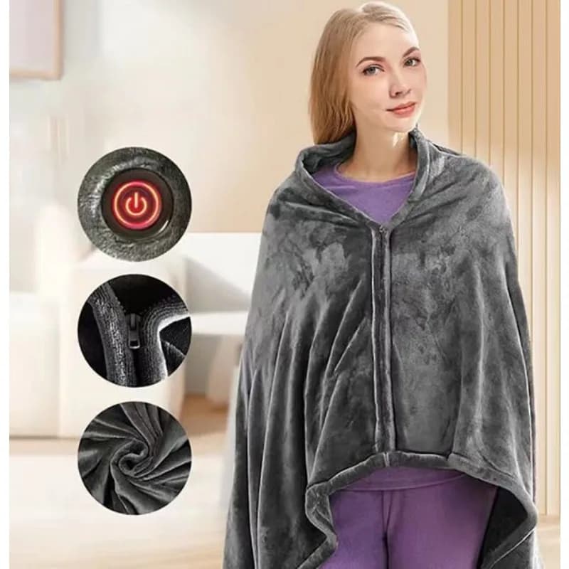 Scialle riscaldante elettrico Regolazione intelligente della temperatura Coperta riscaldante multifunzionale fredda e calda invernale Coperta riscaldante