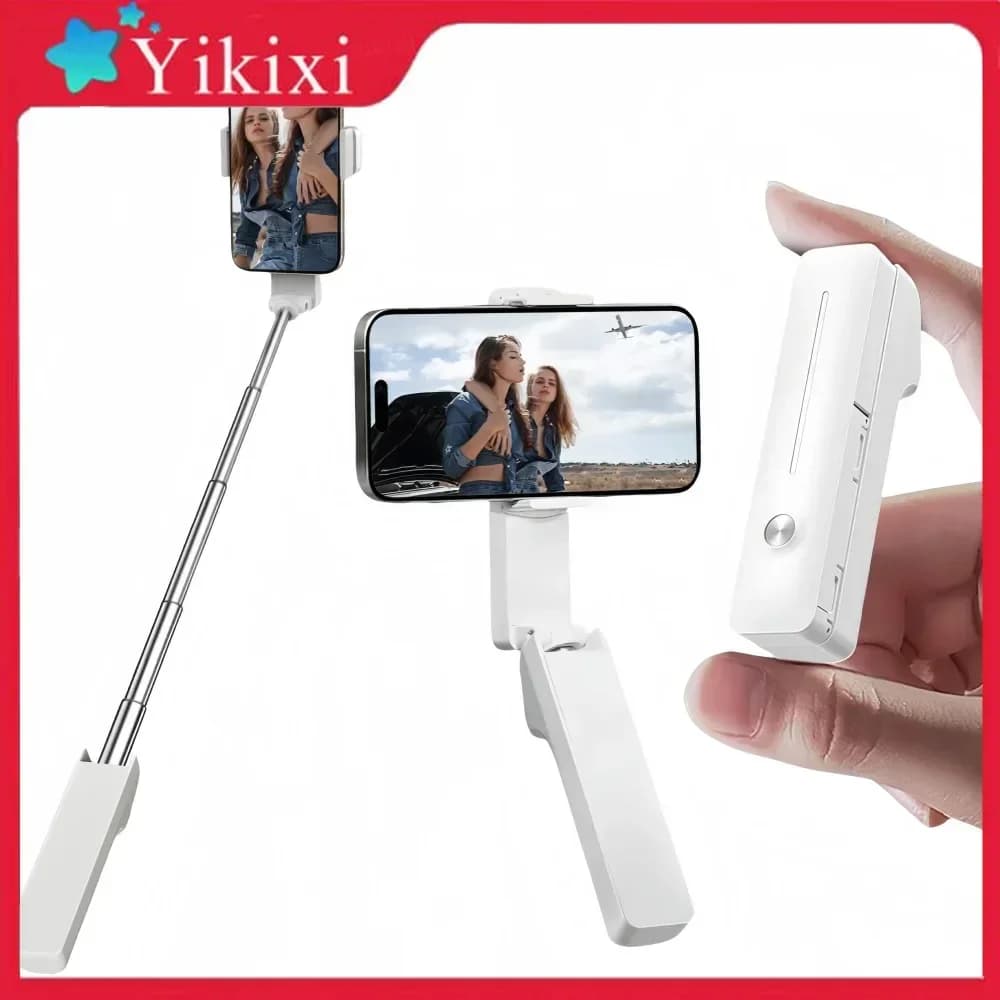 Mini Bastone Selfie Bluetooth 360 ° Supporto Rotante per Telefono Cellulare, Asta Selfie Retrattile per Fotografia all'Aperto