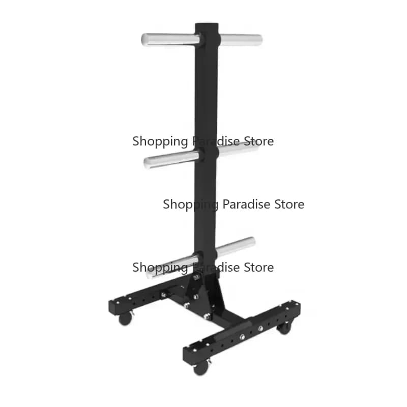 Popular and trendy articles: Storage rack for commercial use in the gym with wheels, mobile, for the transport of plates and weight discs.