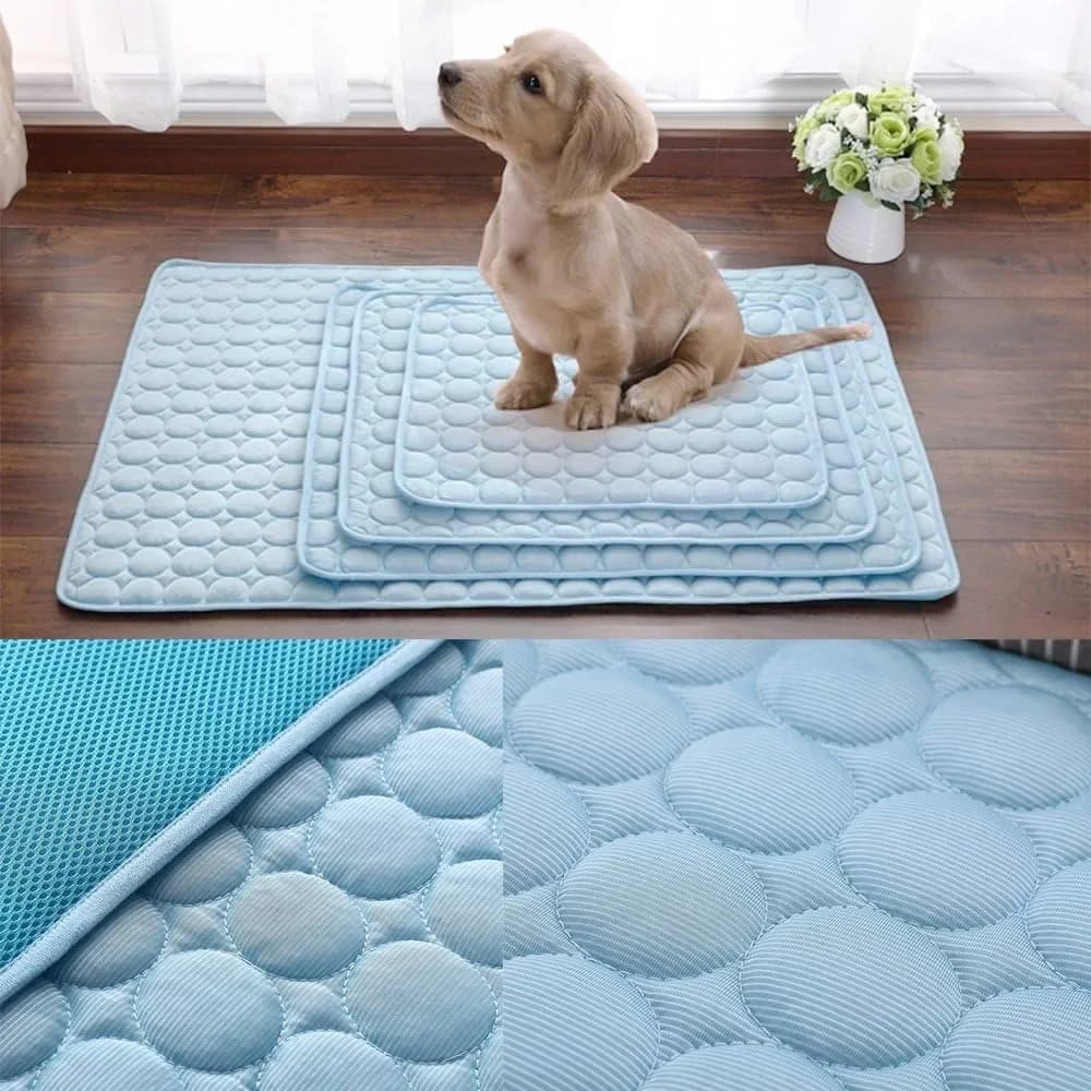 Tappetino Refrigerante Estivo 2026 per Cani e Gatti, Coperta Traspirante per Divano, Cuccia Lavabile Autoraffreddante, Tappetino Ghiaccio per Gatti, Forniture per Animali Domestici